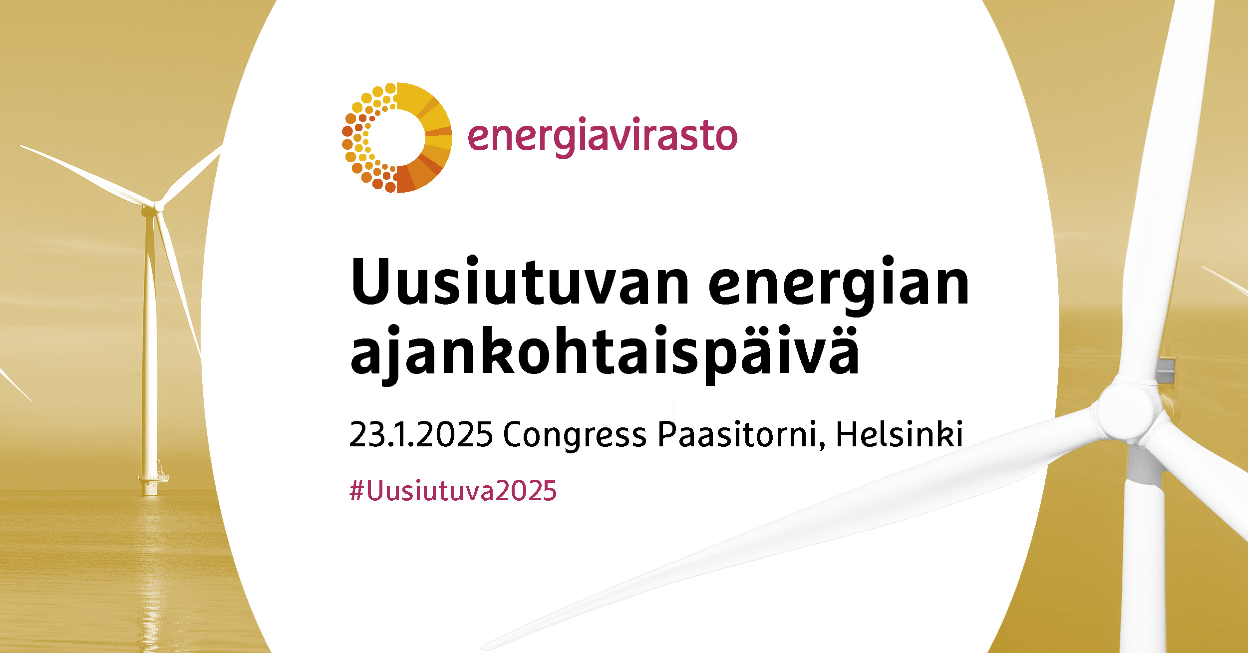 Uusiutuvan energian ajankohtaispäivä 23.1.2025 Helsingin Paasitornissa.